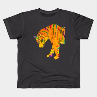 Contemplative Tiger Kids T-Shirt